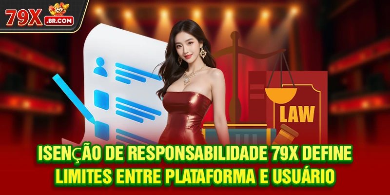 Isenção de Responsabilidade 79X define limites entre plataforma e usuário