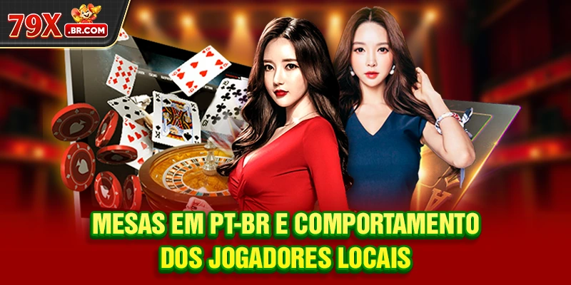 Mesas em PT-BR e comportamento dos jogadores locais