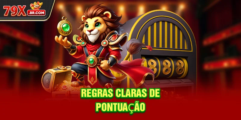 Regras claras de pontuação