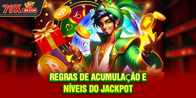 Regras de acumulação e níveis do Jackpot